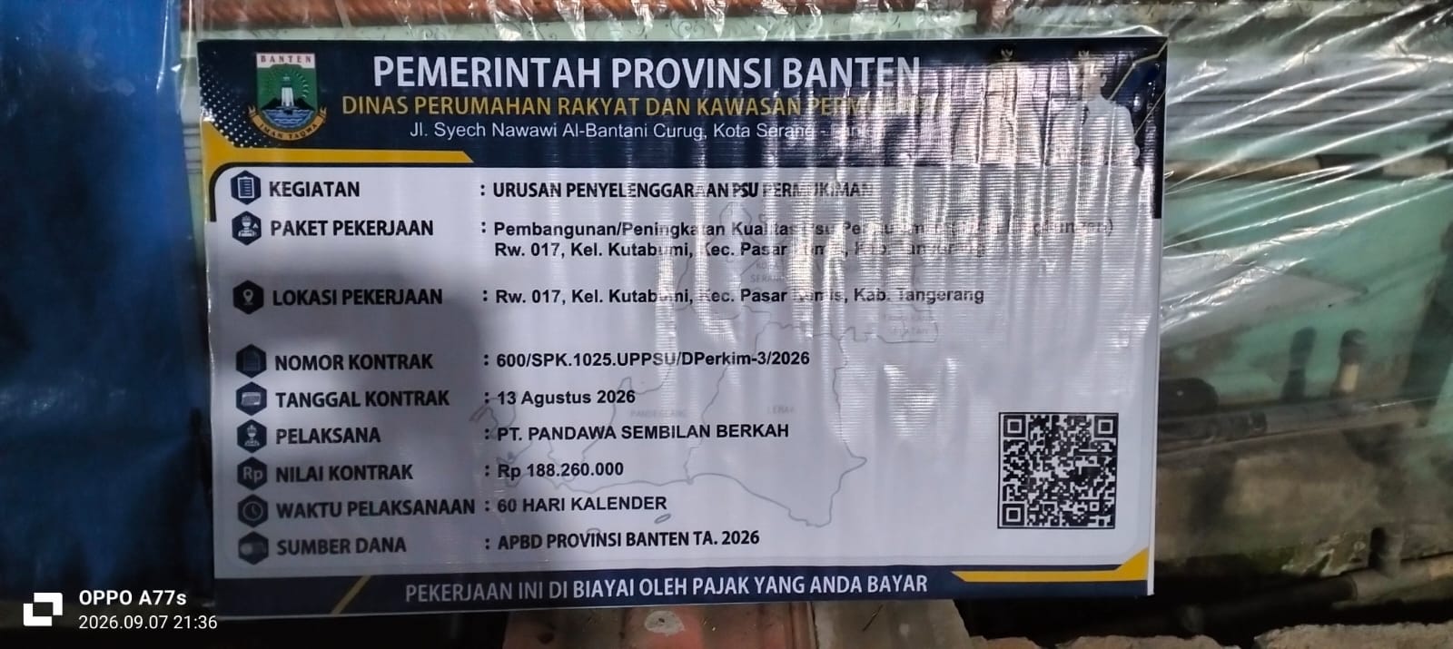 Betonisasi RW 17 Kuta Bumi Disorot, Ketebalan Diduga Kurang dari 20 Sentimeter
